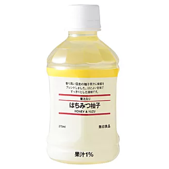 [MUJI 無印良品]PET蜂蜜柚子飲/275ml