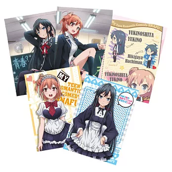 果然我的青春戀愛喜劇搞錯了。-明信片套卡(1) (5入裝)