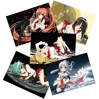 緋彈的亞莉亞-明信片套卡(1) (5入裝)