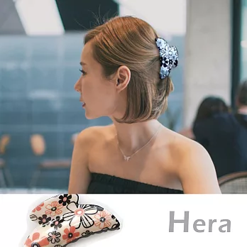 【Hera】赫拉 田園碎花風馬尾夾/髮夾/大抓夾(四色任選)碎花橘