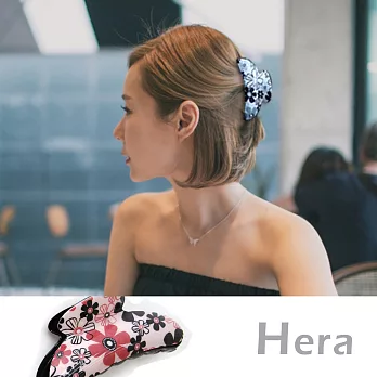 【Hera】赫拉 田園碎花風馬尾夾/髮夾/大抓夾(四色任選)碎花粉