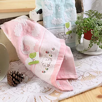 【taoru】喜羊羊 - 日本毛巾 34x75 cm (毛巾、長巾) - 除了軟還是軟的觸感,就好像真的在摸羊咩咩一樣!咩~藍色喜羊羊