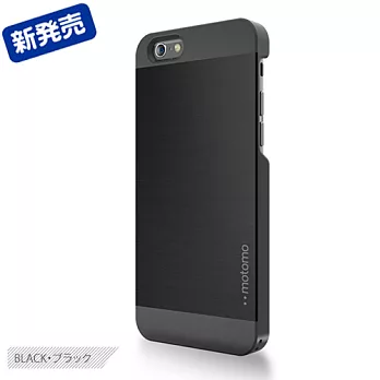 《日本motomo》INO Metal AL2金屬保護殼-黑色(for iPhone 6)