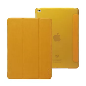Monocozzi iPad Air 2 輕薄站立皮套黃