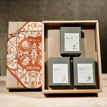 【七三茶堂】果然是好茶禮盒/綜合茶包6入+哈密瓜乾+柚子皮乾