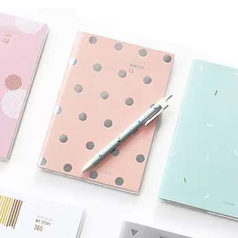 幾何生活13月誌(無時效)-銀白水玉