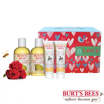 BURT’S BEES 檸檬香香組 好香的檸檬油4fl.oz.*2入+蜂蜜歐蕾保濕潤膚乳1oz.*2入