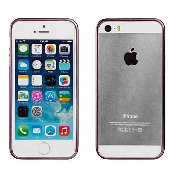【BIEN】iPhone 5/5S 經典圓弧梅花扣金屬保護邊框 (粉紅)