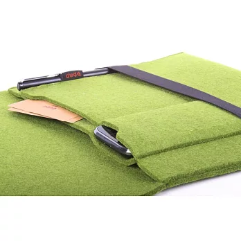 Macbook 13吋/ iPad 平版 羊毛氈收納包草綠