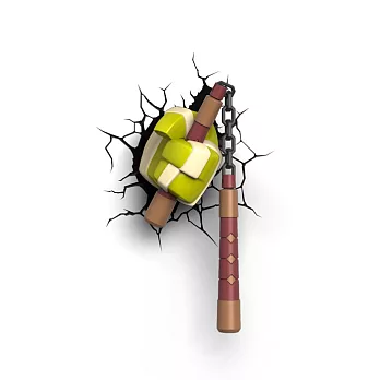 《3D立體造型燈》忍者龜系列 米開朗基羅 雙節棍---3D Light FX出品(加拿大原裝)