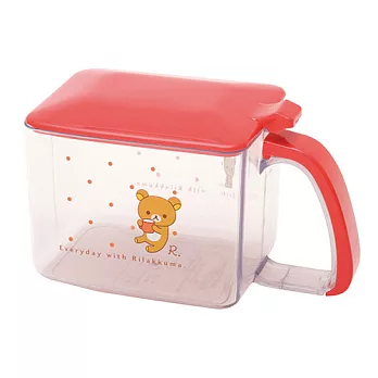 San-X 懶熊我愛料理系列調味罐。懶熊紅圓點