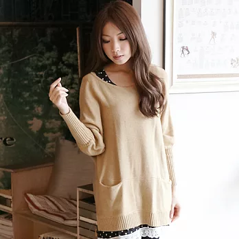 【韓國連線】。韓國 高雅超柔軟混毛毛衣 芥黃系