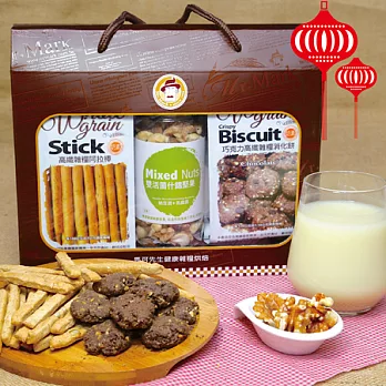 【馬可先生麵包坊】健康精選禮盒C三件組