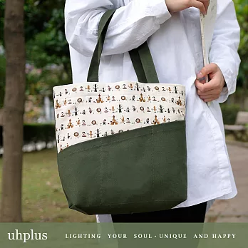 uhplus Three Pocket 托特- 綠野仙蹤