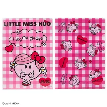 Sanrio 奇先生妙小姐Hug小姐系列A4文件夾組(一組2入)