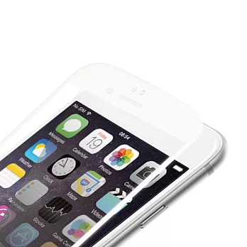 yardiX Apple iPhone6 Plus 5.5吋 3D曲面滿版螢幕保護貼白