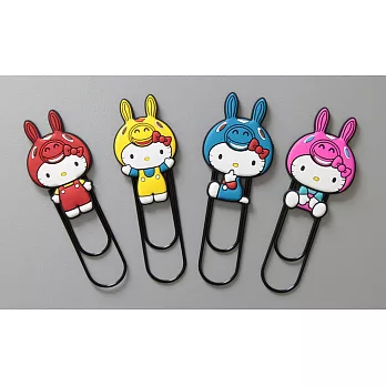Hello Kitty+Rody 軟膠磁鐵迴紋針 全四款