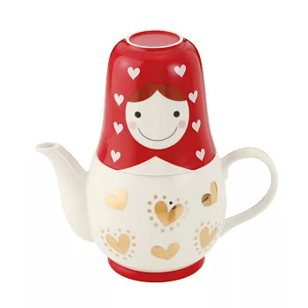 sunart 對杯壺組| 愛心俄羅斯娃娃