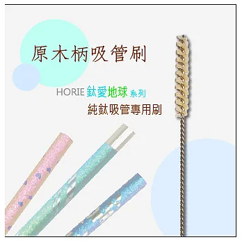 鈦愛地球系列-原木柄吸管刷