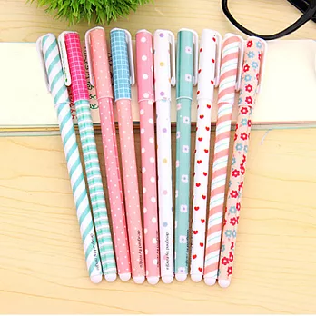 韓酷浪漫鄉村10色中性筆-B款