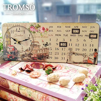 TROMSO無框畫時鐘-倫敦旅程(桌曆)
