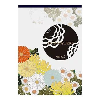 MIDORI JAPANWORKS日本名藝系列薄紗信紙-菊