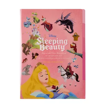 《sun-star》迪士尼公主睡美人五層分類文件夾