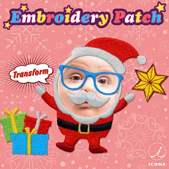 DIY創作繡布貼 -聖誕老人