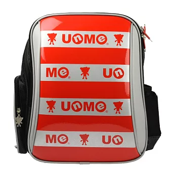 【UNME●小黑貂】小雪貂彈性肩帶後背書包●3229鏡紅