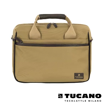 TUCANO EDGE 時尚側背手提二用包 13吋卡其