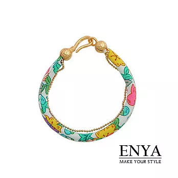 Enya戀戀法國花藝手環綠
