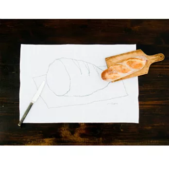 【倉敷意匠】奥村麻利子純綿餐巾(大塊麵包)