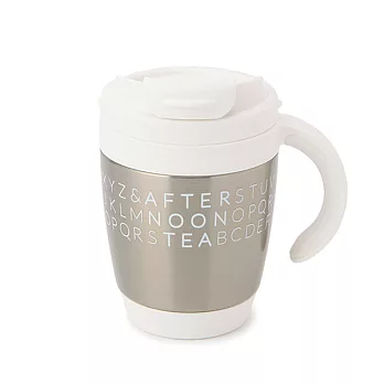 Afternoon TeaAtoZ字母保溫馬克杯 銀色 270ML銀色