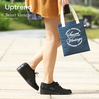 Uptrend 甜蜜復古風小提袋‧藍薄荷