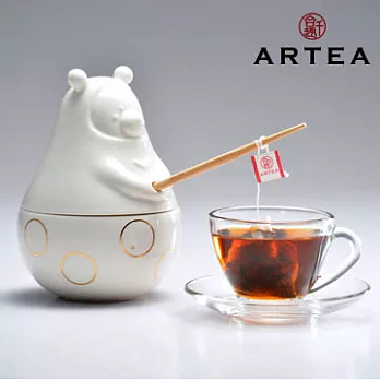 【ARTEA】金點藏龍Tea熊罐(精典手工炭培烏龍茶)3gX12包