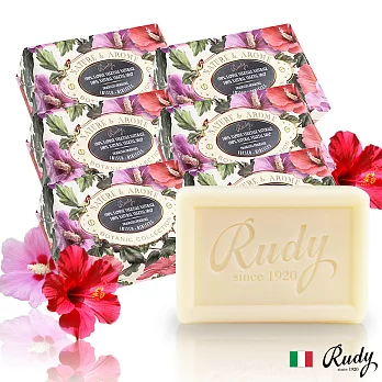 【義大利Rudy Profumi】米蘭古典扶桑花保濕香皂150g六入組