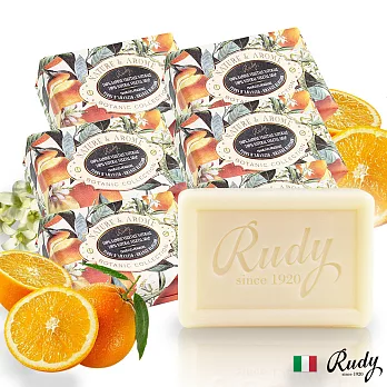 【義大利Rudy Profumi】米蘭古典橙花保濕香皂150g六入組