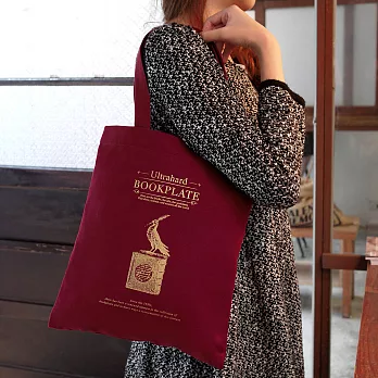 ultrahard Bookplate 藏書票肩背袋系列- 雉鳥(紅)