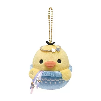 San-X 拉拉熊12星座毛絨公仔吊飾。小雞水瓶座