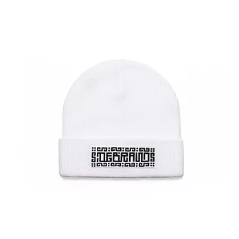【DEBRAND】吳克群 2015 A/W DEBRAND 甲骨文 Beanie LOGO 毛帽 純白