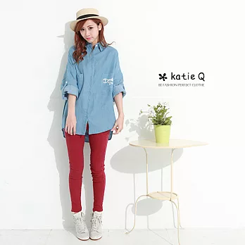 【KatieQ】迪士尼閃耀柔棉襯衫(3色)M-3XLXL唐老鴨