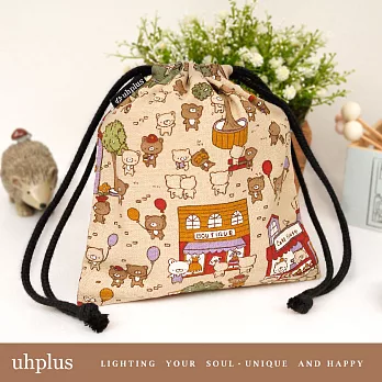 uhplus 迷你束口袋- 小熊森林樂園