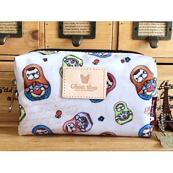 鬼畫福 化妝包-俄羅斯娃娃