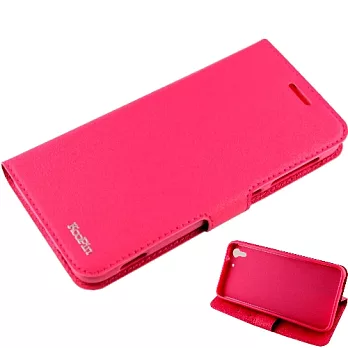KooPin HTC Desire EYE 商務簡約系列 可立式皮套俏麗桃