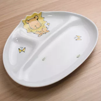 【西海陶器】小獅子分隔瓷盤