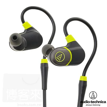 鐵三角 ATH-SPORT4 黑色BK 戴在耳朵上的音樂配件 舒適防水 藍牙無線耳機麥克風組