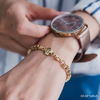 【STARMIMI】經典設計圓牌手鍊FREE金