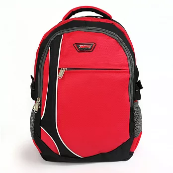 後背包 可放13吋筆電 路跑拼色後背包包 X-SPORTS 紅(CG20509-3R)