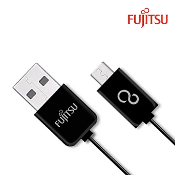 FUJITSU富士通MICRO USB傳輸充電線-1M(黑)