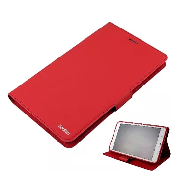 KooPin Samsung Galaxy Tab 4 7.0 商務簡約系列 可立式皮套魅力紅